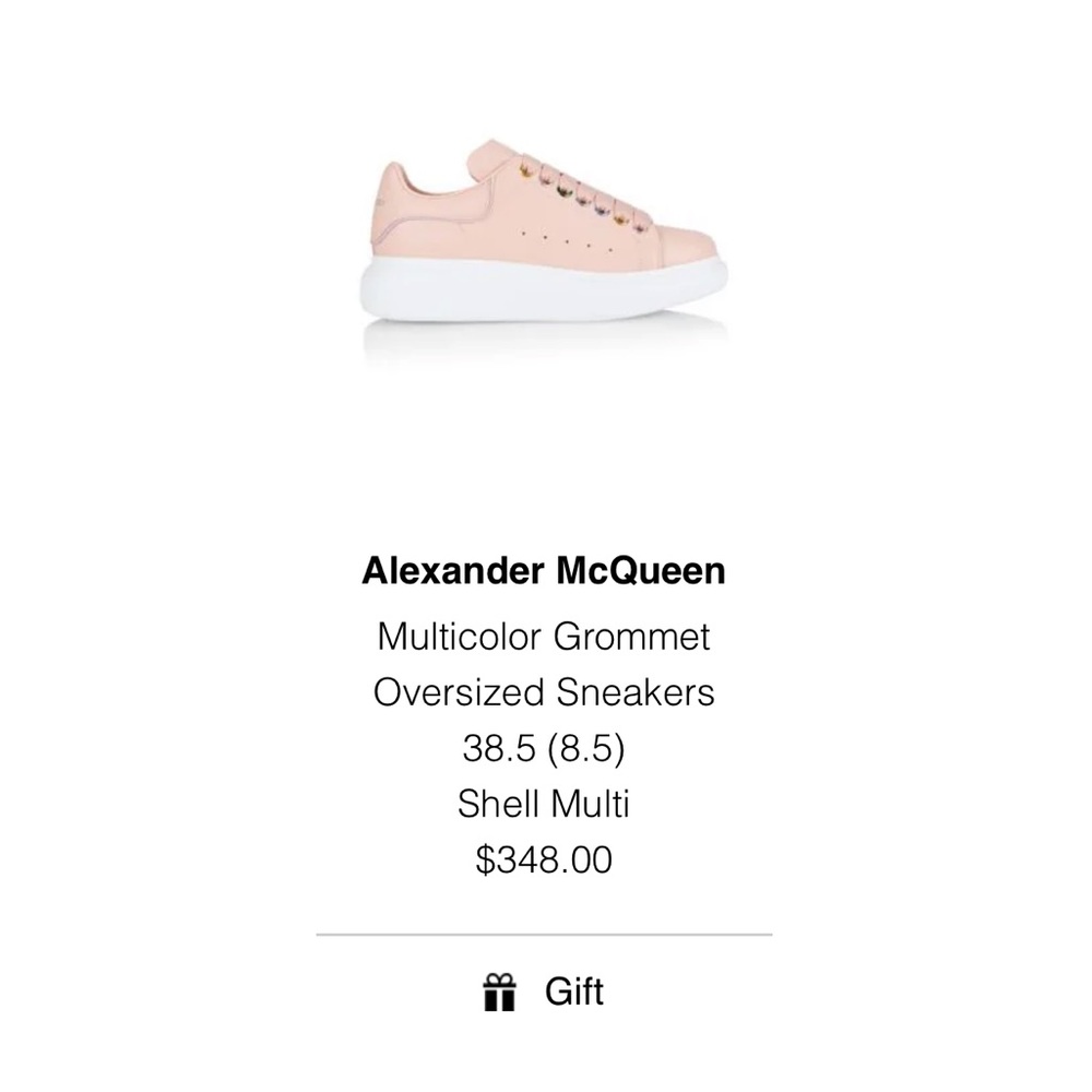 Pink Alexander McQueen